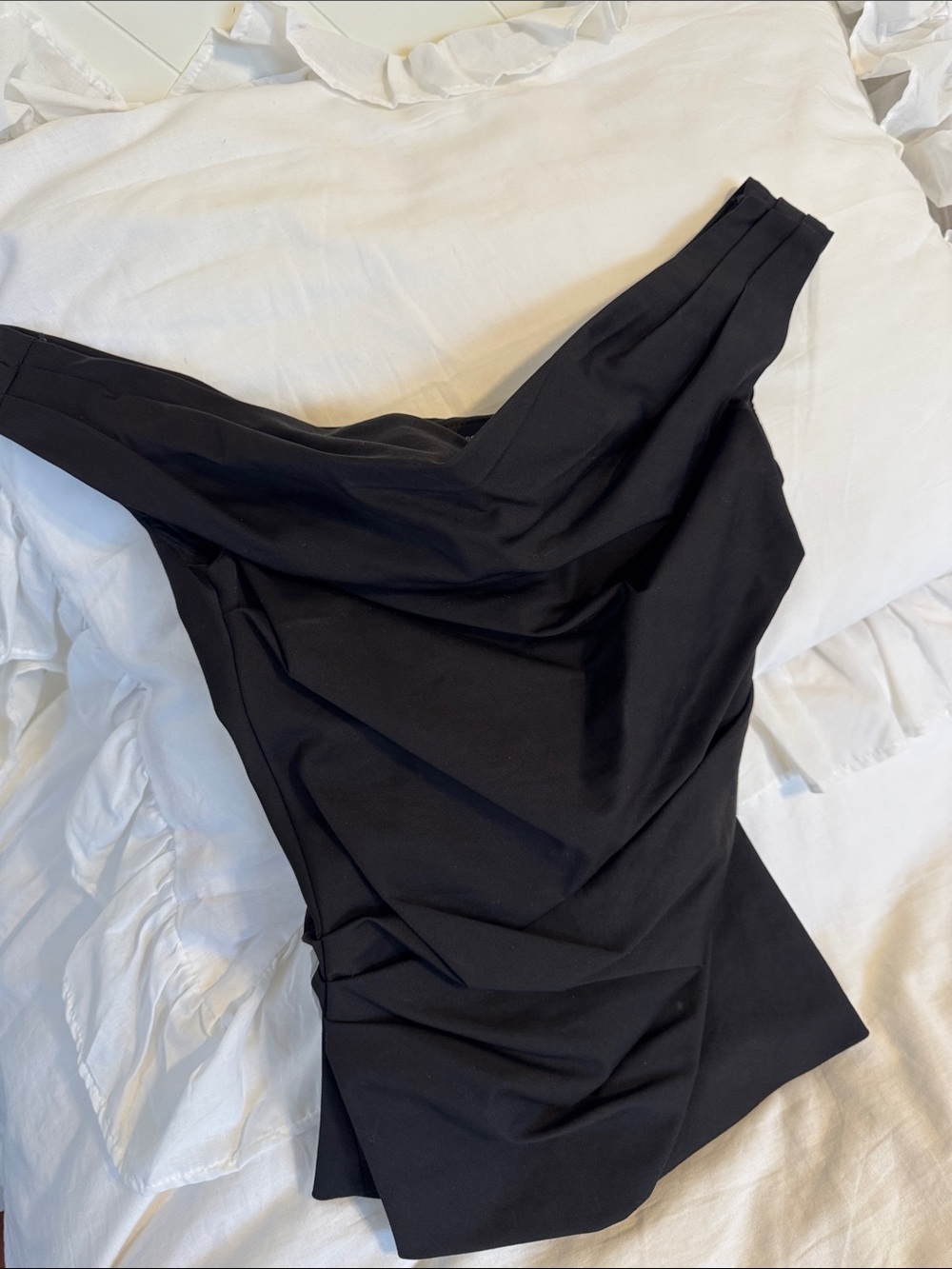 Zara Black Shoulder Top